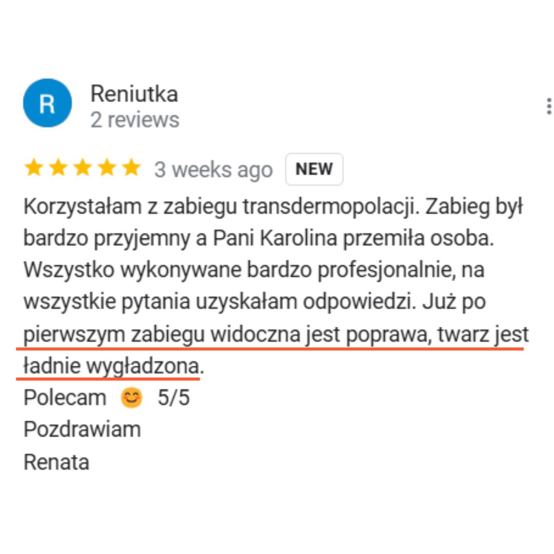 opinie o zabiegu dermation na twarz